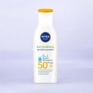 니베아 키즈 센서티브 프로텍트 앤 플레이 선 로션 SPF50+ PA++++, 1개, 200ml