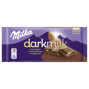 Milka 밀카 카카오 슬라이버 다크밀크 초콜릿, 1개, 85g