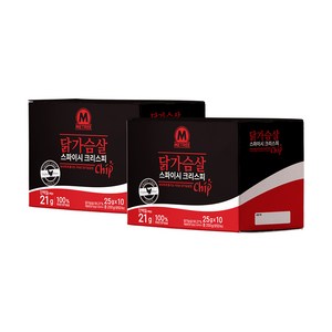 미트리 닭가슴살 크리스피칩 스파이시, 25g, 20개