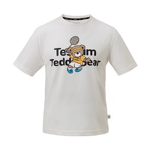 벤데타 테디베어 스포츠 배드민턴 오버핏 티셔츠 곰돌이 반팔티 남녀공용