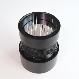 원두걸스 칠침봉 니들 디스트리뷰터 58mm 커피 침칠봉 WDT 레벨링툴 템퍼, 블랙, 1개