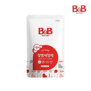 비앤비 거품형 젖병세정제 리필, 400ml, 3개