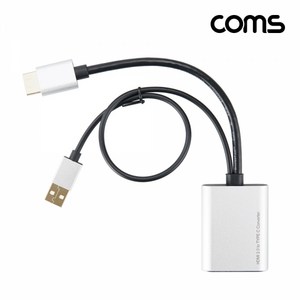 Coms DM422 HDMI to C 타입변환 4K2K 60Hz USB보조전원, 1개