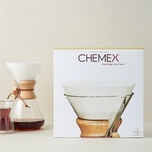 Chemex 원형 화이트 필터 FP-1 (6~13컵용), 1개, 1개