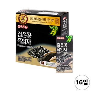 삼육두유 검은콩흑임자, 16개, 190ml