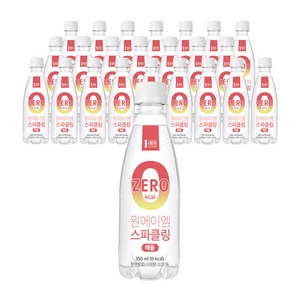 원에이엠 스파클링 애플 탄산수, 24개, 350ml