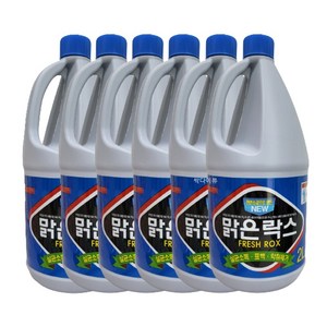 맑은나라 맑은락스 2L X6개 [1박스] 표백 살균소독 악취제거, 단품, 6개