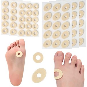 톡톡창고 발보호 패치 티눈 패드 굳은살 방지 물집 패드 발가락, 사선원형-소, 1개