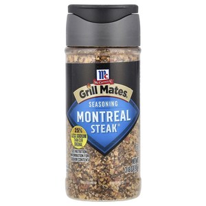 Mccomick 그릴 메이트 0.25 레스 소듐 몬트리올 스테이크, 90g, 1개