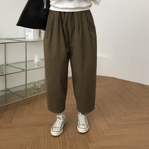 럭키제이 핀턱 통 배기 밴딩 팬츠 여성용