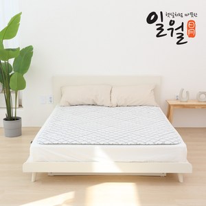 일월 전기매트 블로썸 전기요 카본 탄소 전기매트 전기장판 싱글 90 X 180cm, 스노우화이트, 색상:스노우화이트