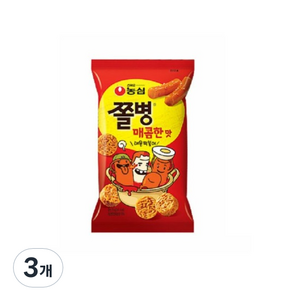 쫄병스낵 매콤한맛, 82g, 3개