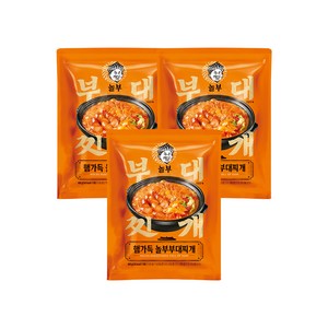[당일출고] 햄가득 놀부 부대찌개, 3개, 600g