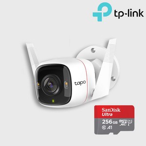 티피링크 Tapo C320WS 400만화소 가정용 홈 CCTV 실외용 무선 IP카메라 야간풀컬러, 카메라+SG카드256G, 1개