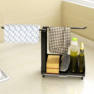 수세미 선반, 1개, 블랙