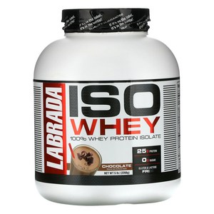 라브라다 뉴트리션 Labada Nutition ISO Whey 100% 유청 분리 단백질 초콜릿, 1개, 2.268kg