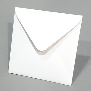 메리토리오 95x95mm 미니칼라봉투 (50매묶음), 100매, 모조지150g (백색)