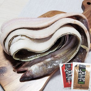 바다장어 국내 자연산 반건조장어 1kg 캠핑용 효도용 보신용 붕장어 아나고 장어구이, 손질 반건조장어 1미, 1개
