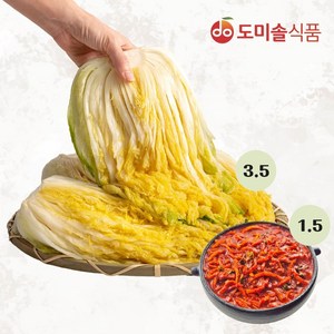 (m)도미솔 김장 밀키트 5kg (절임배추 3.5kg + 김장 양념 1.5kg), 1개