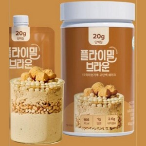 플라이밀 브라운 17곡미숫가루 쉐이크, 630g, 2개