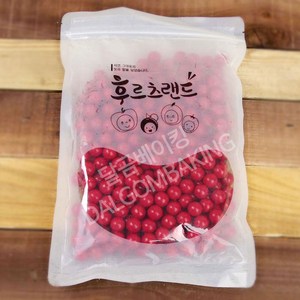 달곰베이킹 샤이니볼 레드 대, 500g, 1개