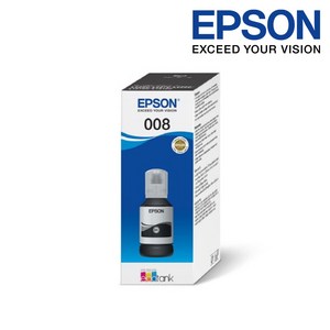 엡손 Epson 정품 무한잉크 008 T06G100 검정 L6490 L6460 L11160 L6570 L6550 L15160 L15150, 1개