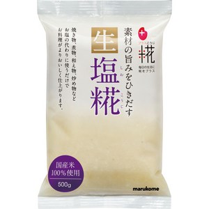 마루코메 누룩소금 시오코우지 시오코지 저염식 식단 연어장, 1개, 500g