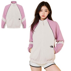 [백화점출고] 노스페이스 화이트라벨 TNF 크루 우븐 자켓 루즈핏 점퍼 NJ3BR10