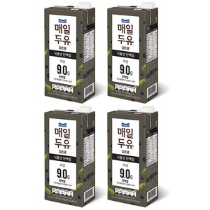 매일두유 식물성단백질 저당9.0g 단백질 검은콩 950ml 4개입, 4개