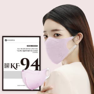 시노텍스 KF94마스크 앱솔루트MB 마스크 안전하고 숨쉬기 편한 사이즈 50매 소형S, 1개입, 200매, 라이트핑크