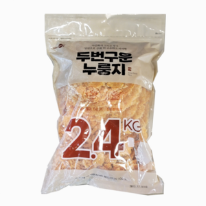 두번구운 누룽지 2.4kg 심플잇 아침식사대용 간식 아이들건강식 누룽지탕 바삭한 손이가는 간식, 1개