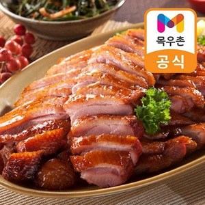 [KT알파쇼핑][목우촌]허브갈릭 훈제오리 슬라이스 210g ×6팩 + 소스 3봉, 1세트