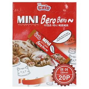 더캣츠 미니 베로베로 파우치 20개입, 연어, 10g, 1개