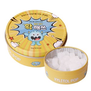 자일리톨팝 확깨스 졸음 캔디 사탕 무설탕 자일리톨, 1개, 70g
