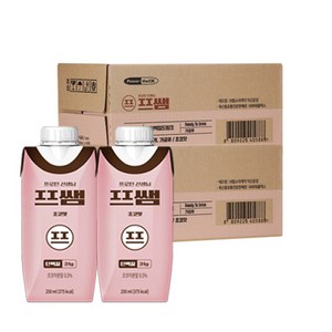 파워풀엑스 프쌤 단백질음료 초코맛 250ml x 18개 x 2개, 36개
