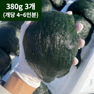 아빠매생이 장흥 내저 찰 햇매생이 생산자직배송 진공포장, 380g, 3개