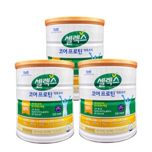 셀렉스 코어 프로틴 락토프리, 570g, 3개