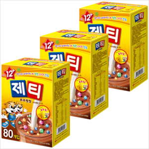 제티 쵸코렛맛 분말, 17g, 80개입, 3개