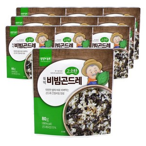 고소한 뚝딱 비빔곤드레 80g, 10개