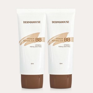 내츄럴 썬 비비크림 50ml 1+1-커버력좋은비비크림 자외선차단기능성, 2개