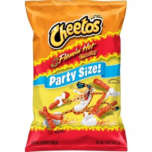 [미국직배송]치토스 플레이밍 핫 파티사이즈 Cheetos Flamin' Hot Paty size, 283.5g, 1개