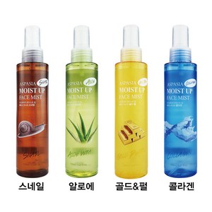 아스파시아 페이스 미스트 가성비 콜라겐 / 알로에 / 스네일 / 골드펄, 골드&펄, 1개, 150ml