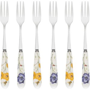 레녹스 890917 버터플라이 메도우 Fw 칵테일 포크 S6, Cocktail Forks, Set of 7, 1개