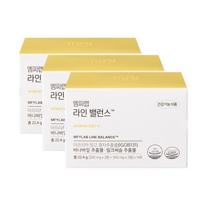 엠피랩 라인 밸런스 와일드망고 다이어트, 22.4g, 3개