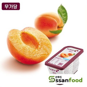 브아롱 살구 냉동 퓨레 1kg/브와롱+드라이아이스포장, 1개, 1kg