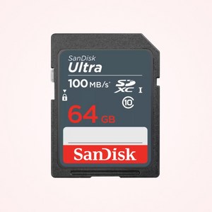 샌디스크 울트라 Class10 SDUNR / SDUNB SD메모리카드 카메라 네비게이션 노트북, 64GB, 1개