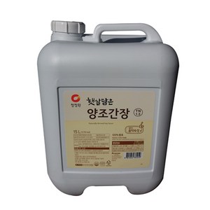 청정원 햇살담은 양조간장, 15L, 1개