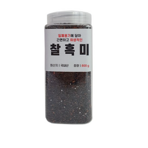 대한농산 통에담은 찰흑미, 800g, 1개