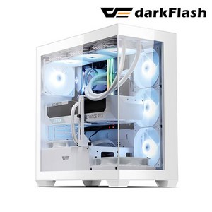 다크플래쉬 dakFlash DS900 ARGB 강화유리 (화이트), 1개