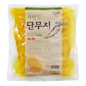 쿡잼 착한무단무지(김밥용 13mm)(택배용포장), 1팩